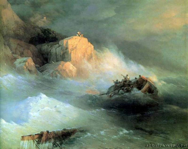 Кораблекрушение. 1876 - Shipwreck. 1876
136 х 170 смХолст, маслоРомантизм, реализмРоссияФеодосия. Феодосийская картинная галерея им. И. К. Айвазовского